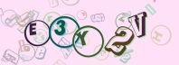 This is a captcha-picture. It is used to prevent mass-access by robots. (see: www.captcha.net)