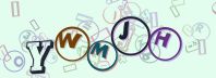 This is a captcha-picture. It is used to prevent mass-access by robots. (see: www.captcha.net)